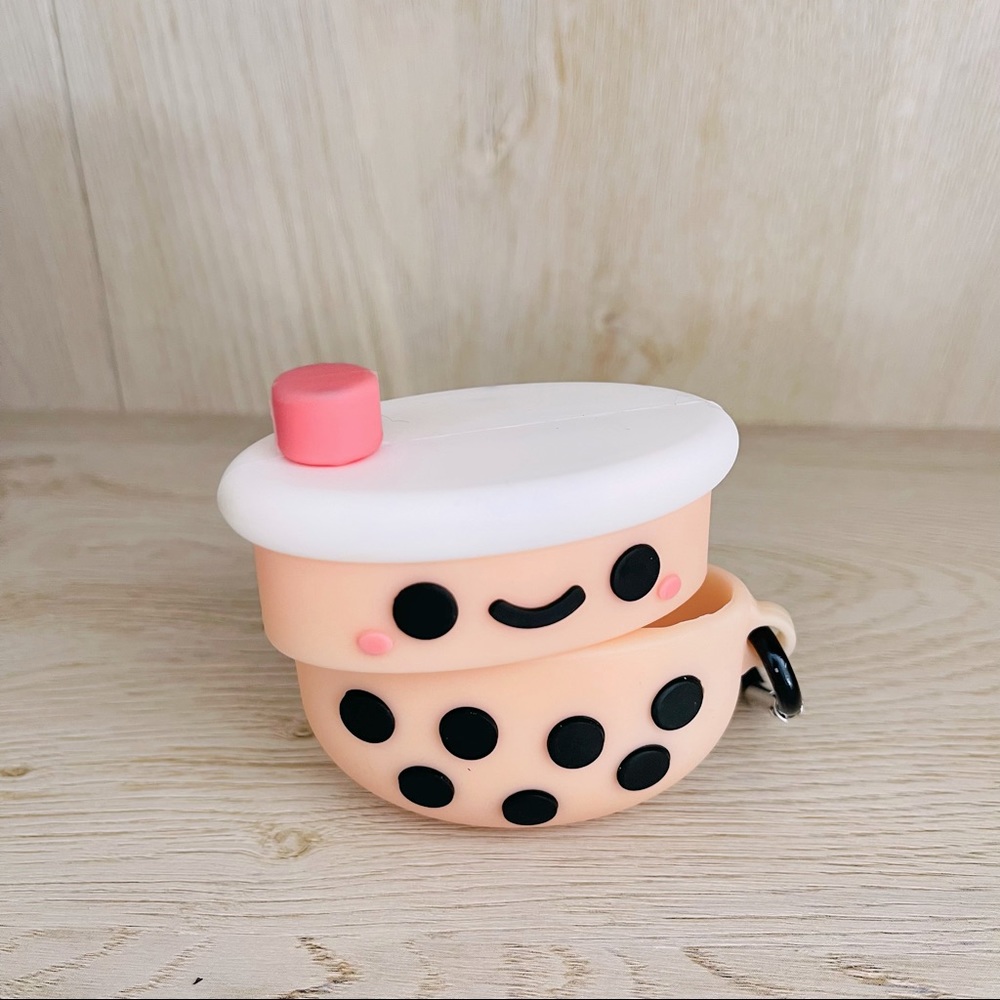 🌹 Boba Milk Tea AirPod Pro Case